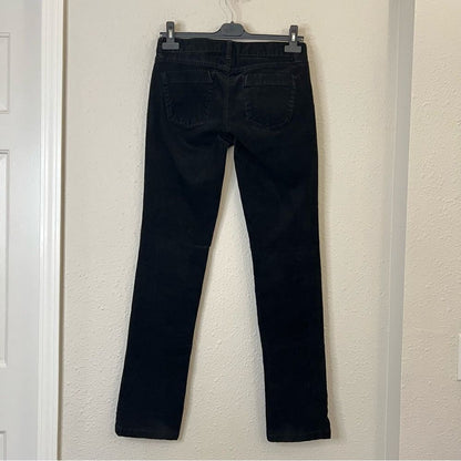 J. Crew City Fit Black Corduroy Pants Size 26R