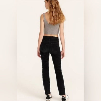 J. Crew City Fit Black Corduroy Pants Size 26R