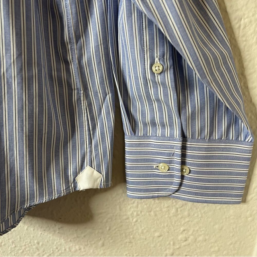 J. Crew Striped Long Sleeve Button Down Shirt Mens NEW Size XL