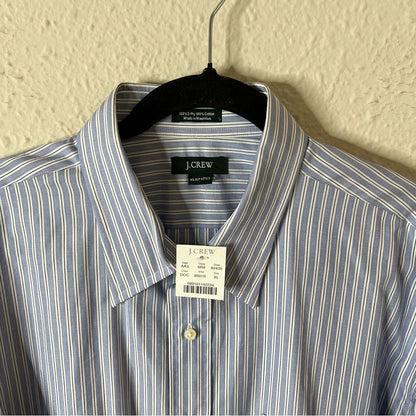 J. Crew Striped Long Sleeve Button Down Shirt Mens NEW Size XL