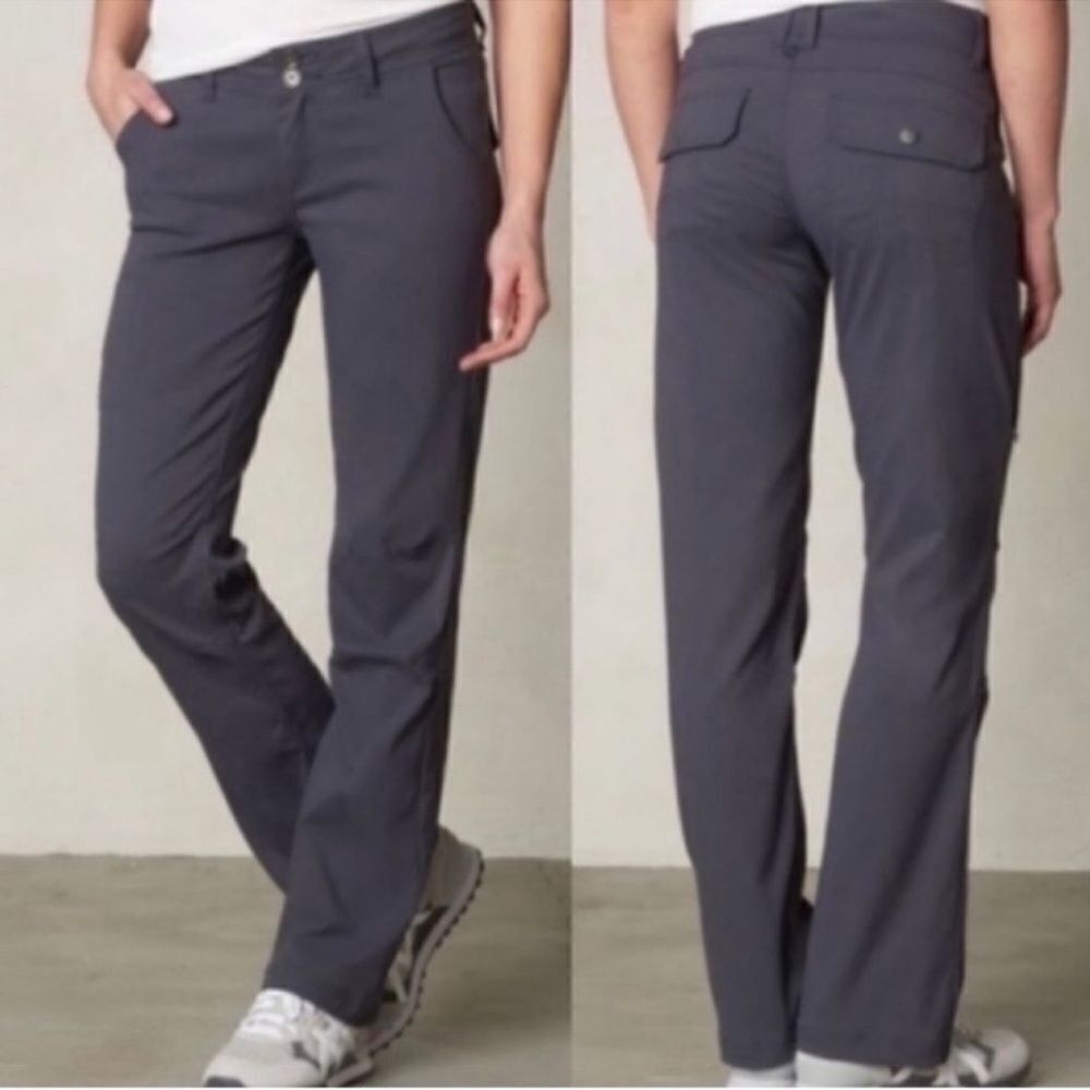 Prana Gray Halle Convertible Cargo Outdoor Pants Gray Size 8