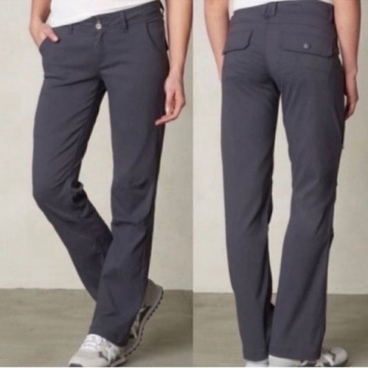 Prana Gray Halle Convertible Cargo Outdoor Pants Gray Size 8