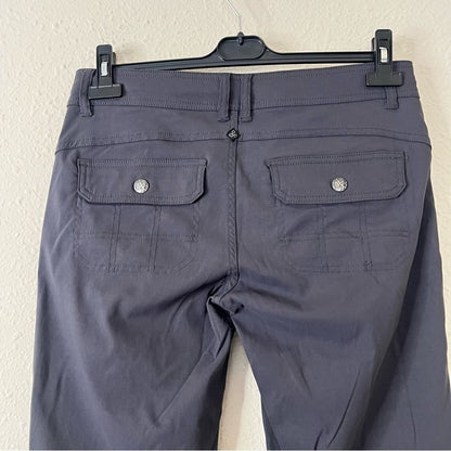 Prana Gray Halle Convertible Cargo Outdoor Pants Gray Size 8