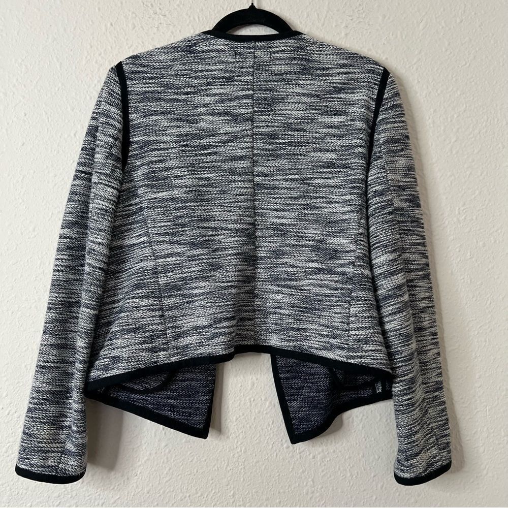 Ann Taylor Open Front Tweed Blazer Jacket Size Medium