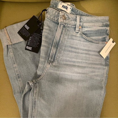 Anthropologie | Paige Sarah Ultra High-Rise Slim Jeans NWT Size 30
