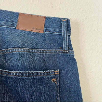 Madewell High Rise The Mom Jean NEW Size 34 Medium Wash