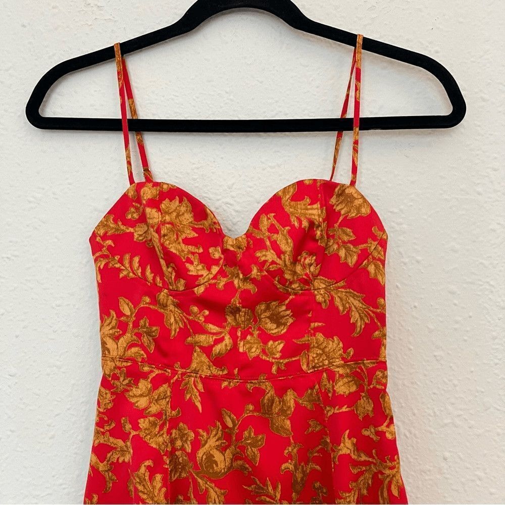 Urban Outfitters Orion Bustier Floral Mini Dress Size XS