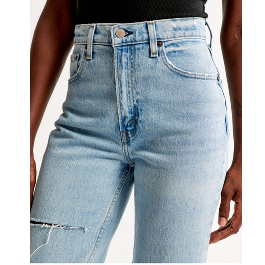 Abercrombie & Fitch The 90s Straight Ultra High Rise Curve Love Jeans 27 / 4