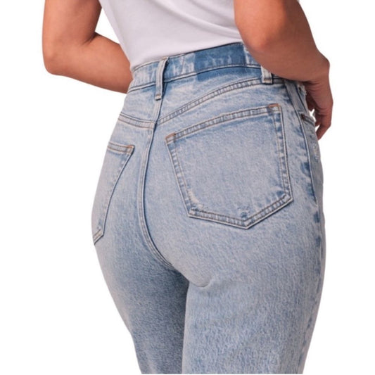 Abercrombie & Fitch The 90s Straight Ultra High Rise Curve Love Jeans 27 / 4