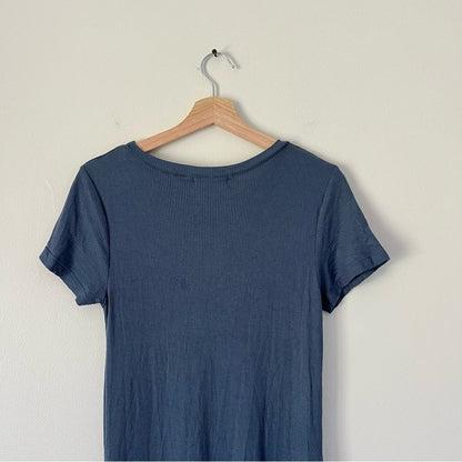 Anthropologie Emma Waffle Maxi Tee Dress NEW Size Small