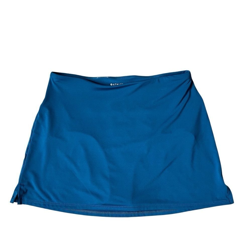 Athleta Tidal Swim Skirt in Blue Size Small