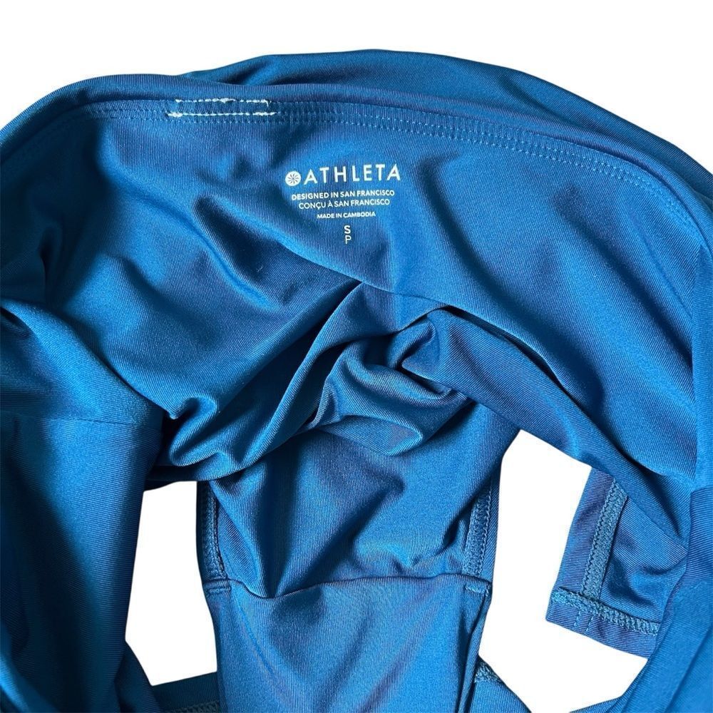 Athleta Tidal Swim Skirt in Blue Size Small
