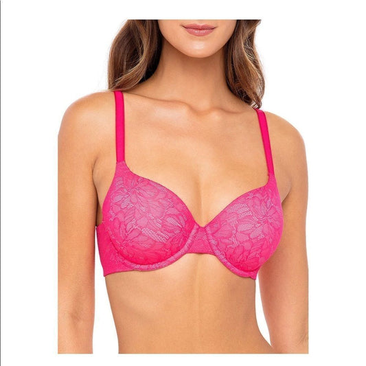 NWT Women’s Pink All Over Lace Push Up Bra