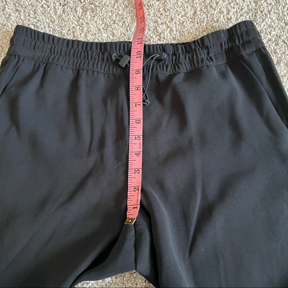 Kenneth Cole Black Ankle Zip Jogger Pants Size M