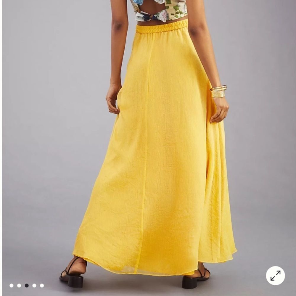 Anthropologie Hutch Shine Maxi Skirt