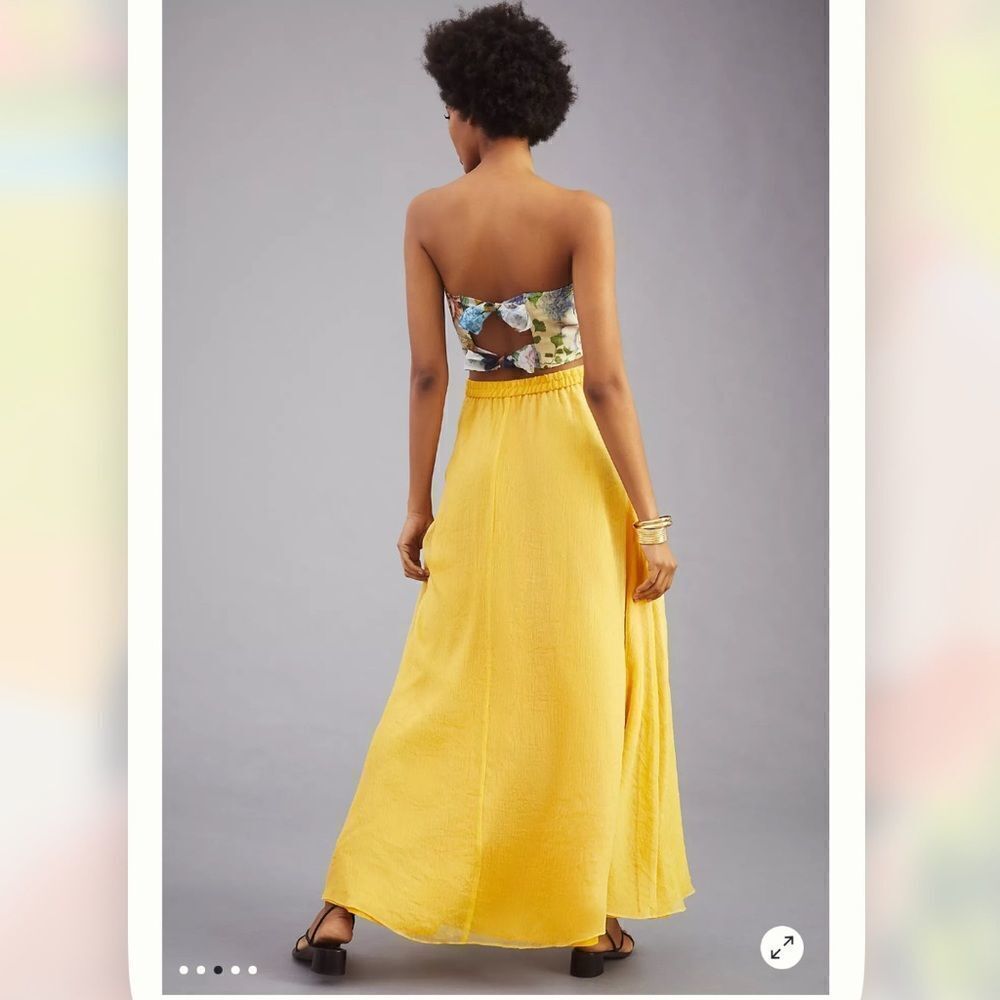 Anthropologie Hutch Shine Maxi Skirt