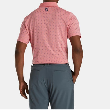 FootJoy Athletic Fit Deco Print Self Collar Pink Size XL