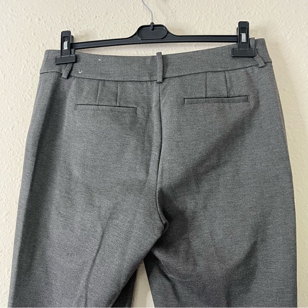 Talbots Soho Trouser Straight Leg Ponte Dress Pants in Gray Size 10