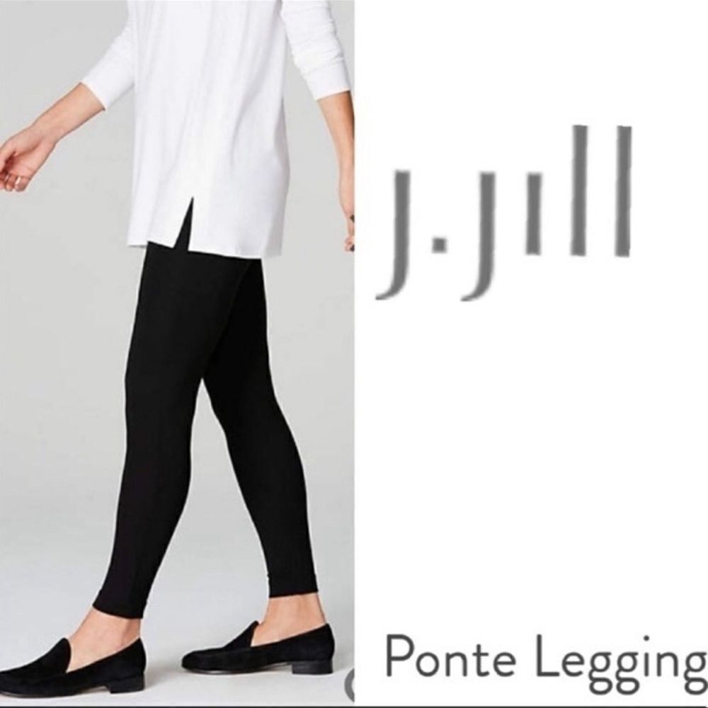 J.Jill Ponte Black Leggings Size S