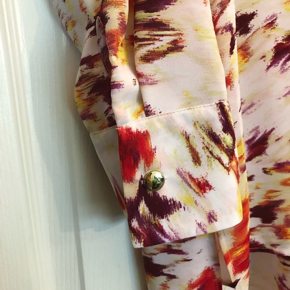 NWT Women’s Vowen V-neck Long Sleeve Tunic Top Size 1X