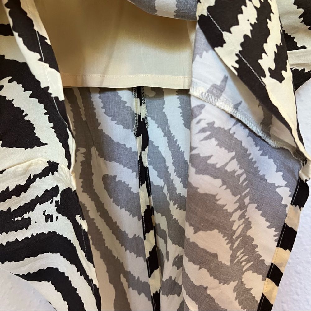 Anthropologie Corey Lynn Calter Zebra Maxi Dress NEW Size Small