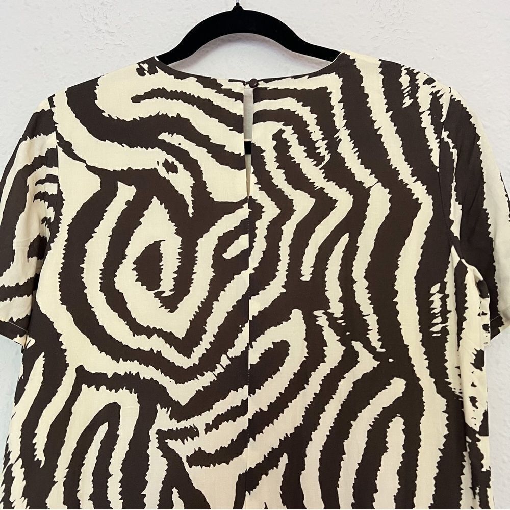 Anthropologie Corey Lynn Calter Zebra Maxi Dress NEW Size Small