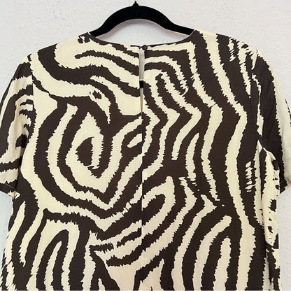 Anthropologie Corey Lynn Calter Zebra Maxi Dress NEW Size Small