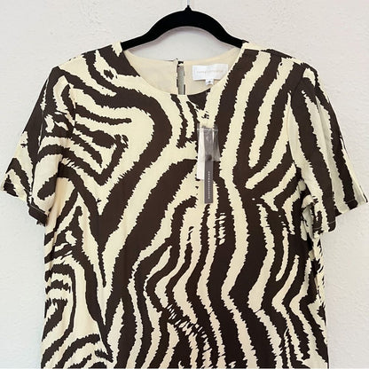 Anthropologie Corey Lynn Calter Zebra Maxi Dress NEW Size Small
