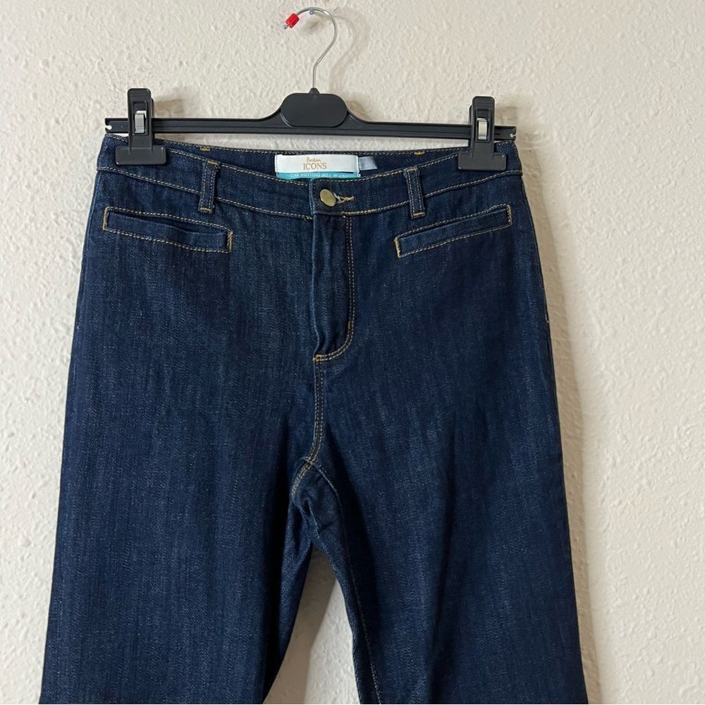 BODEN Icons The Notting Hill Flare Jeans Dark Wash Size 6
