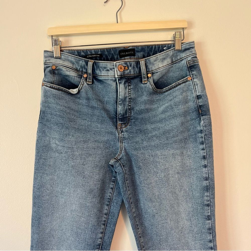Talbots Slim Ankle Jeans Size 6 Medium Wash