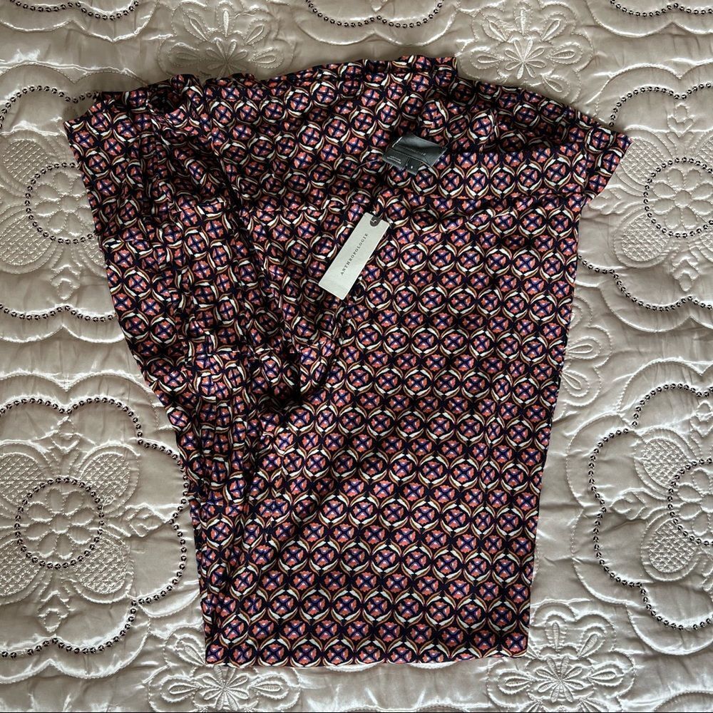 Anthropologie Bonnie Wide Leg Trouser Pants Size S