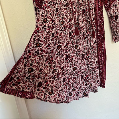 American Eagle Outfitters Boho Floral Pattern Mini Shift Dress
