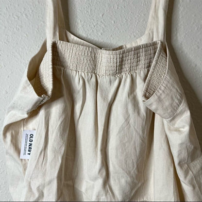 Old Navy Sleeveless Button Front Twill Swing Top Plus Size 3X