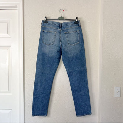 Old Navy Men's Medium Wash Slim Built-In Flex Rip-and-Repair Jeans NEW 33x32