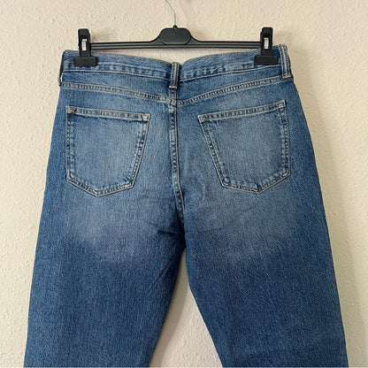 Old Navy Men's Medium Wash Slim Built-In Flex Rip-and-Repair Jeans NEW 33x32