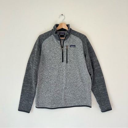 Patagonia Men's Better Sweater® 1/4-Zip Fleece Size XL Gray