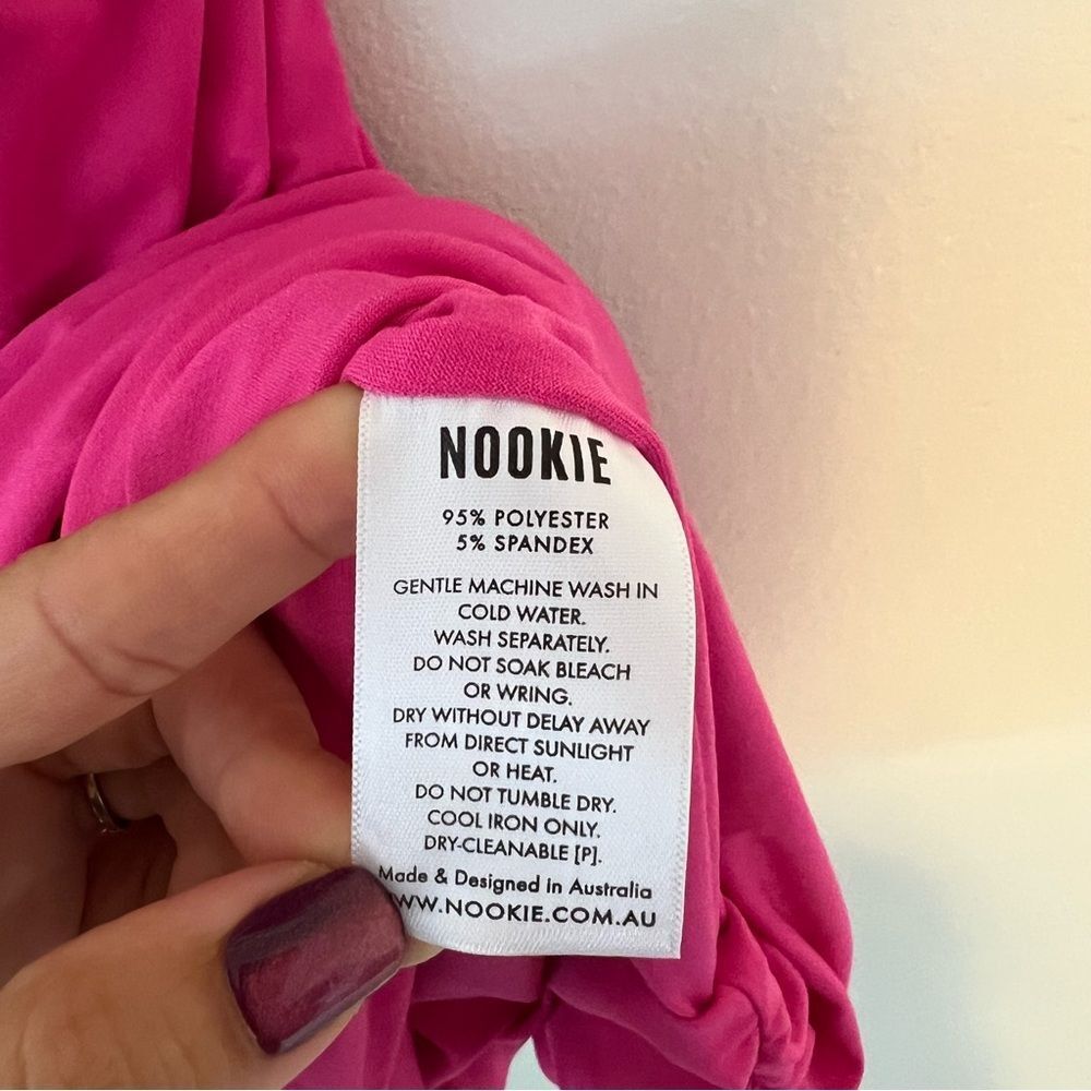 Revolve Nookie Flirt Mini Dress NEW Size Medium in Pink